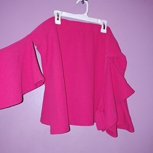 Off-the-shoulder shirt